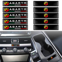 Pegatinas decorativas de resina epoxi 3D para coche, calcomanías adhesivas con emblema ABARTH para Fiat 500, 500x, ducato tipo panda, bravo, doblo, stilo 2024 - compra barato