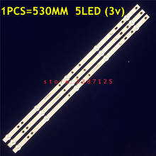 60pcs/lot 5LED(3V) 530mm LED Backlight strip for BAIRD TI5510DLEDDS 2W2006-DS55M7800-01 DS55M78-DS02-V01 DSBJ-WG 2024 - buy cheap