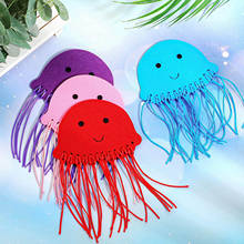 4Pcs Jellyfish DIY Felt Craft Sea Animals Sewing Kit Teaching Aid Early Education Toy Enhanced Hands-on Ability For Children 2024 - buy cheap