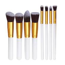 8PCS Makeup Brush Set Nylon Bristle Cosmetic Tool for Eyeshadow Eyeliner Eyebrow Blush Foundation Brush Pincel Maquiagem 2024 - buy cheap