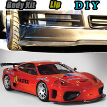 Car Bumper Lip Front Spoiler Skirt Deflector For Ferrari 360 Modena 1999~2005 Tune Car Modified Body Kit VIP Hella Flush Lips 2024 - buy cheap