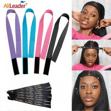 Alileader Cheap Elastic Band For Wigs Accessories High Quality Wig Making Materials Wig Caps For Making Closure wig Black Color 2024 - buy cheap