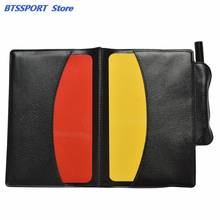 Arrival Soccer Referee Wallet Red Card And Yellow Card Wallet Pencil Notebook 2024 - buy cheap