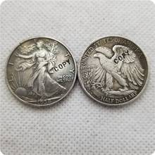 1938-d moeda meio dólar liberdade, cópia de moedas comemorativas-medalha de moedas colecionáveis 2024 - compre barato