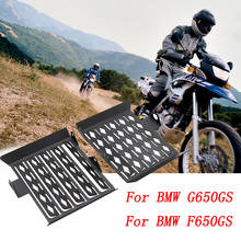 Silver and Black Radiator Grille Guard Cover Protector Motorcycle Parts For BMW G650GS G 650 GS F650GS F 650 GS Dakar 2024 - buy cheap