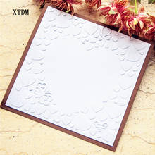 HOT plastic Love craft card making paper card album wedding decoration clip Embossing folders 2024 - buy cheap