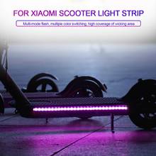 For Xiaomi M365 Pro Foldable LED Strip Flashlight Bar Lamp Electric Scooter Skateboard Night Cycling Safety Decorative Light 2024 - buy cheap