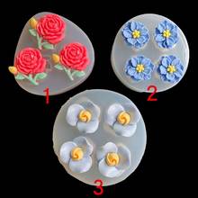 Handmade Flower Mold Jewelry Epoxy Resin Casting Molds Rose Cuckoo Camellia Floral Silicone Resin Mould Jewelry DIY Making Tools 2024 - buy cheap
