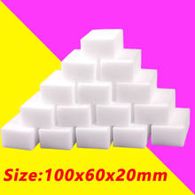 100PCS Magic Eraser Sponge Melamine Sponge White Cleaning Sponge Cleaner For Kitchen Bathroom Office Cleaning Tools 10x6x2cm 2024 - buy cheap