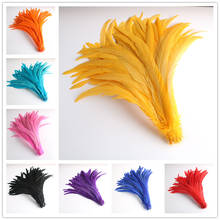 Wholesale 50PCS 30-35CM Natural Rooster Tail Feathers Colorful Cheap Feather For Decoration Craft DIY Party Props Accessories 2024 - buy cheap