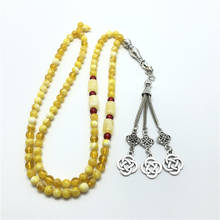 JunKang Chinese knot metal tassel rosary bracelets prayer necklace men and women fashion jewelry Muslim Islamic Turkish faith 2024 - buy cheap