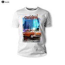 Camiseta de algodón para hombre, camisa clásica americana de Muscle Car Camero, Malibu, Captiva, Bel Air, naranja, Auto Youngtimer, Oldtimer, Herren 2024 - compra barato