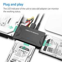 SATA to USB IDE Adapter USB 3.0 2.0 Sata 3 Cable For 2.5 SSD Hard Drop Converter HDD 3.5 SATA Drive Disk Shipping IDE Adapt M1K3 2024 - купить недорого