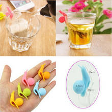 6pcs Colorful Silicone Small Snail Recognizer Device Tea Infuser Cup Tea Bag Hanging Clip Label Cooking Tools Color Random 2024 - buy cheap