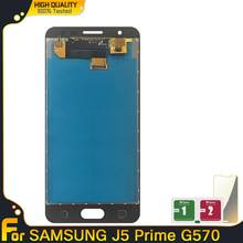 Pantalla LCD Super AMOLED para Samsung Galaxy J5 Prime G570 G570F, montaje de digitalizador con pantalla táctil, reemplazo de un solo orificio Doble 2024 - compra barato