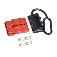 Quick Battery Connector 50A Winch Trailer Connect Disconnect Wire Harness Plug Kit with Rubber Soft Cover Red 2024 - buy cheap