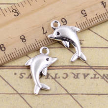20pcs Charms Lovely Dolphin 23x13mm Tibetan Bronze Silver Color Pendants Crafts Making Findings Handmade Antique DIY Jewelry 2024 - buy cheap