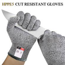 1 Pair HPPE Outdoor Fishing Hunting Anti-cut Cut Proof Stab Resistant Kitchen Butcher Safety Working Gloves Level 5 2024 - buy cheap