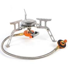 Outdoor Gas Stove Camping Gas burner Folding Electronic Stove hiking Portable Foldable Split Stoves  3500 w 2024 - buy cheap