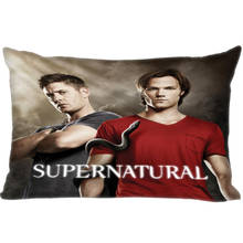 Funda de almohada Supernatural para TV, cubierta decorativa para dormitorio, hogar y oficina, fundas de almohada rectangulares con cremallera de satén A1.29 2024 - compra barato