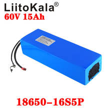 LiitoKala E-bike battery 60V 20ah 25ah 30ah 15Ah li-ion battery pack bike conversion kit bafang 1000w BMS High power protection 2024 - buy cheap