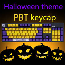 104 keys/set PBT dye sublimation key cap for MX switch mechanical keyboard Halloween theme keycaps OEM profile 2024 - buy cheap