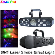 2Pcs/Lot 5IN1 Laser Flash Strobe Light LED Stage Effect Lighting 100-240V Professional Dj Disco Club Bar Party Shows Equipments 2024 - buy cheap
