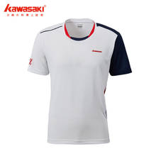 Camiseta de bádminton para hombre Kawasaki, camiseta blanca de tenis transpirable, ropa deportiva de manga corta de secado rápido para ST-Q1302 2024 - compra barato