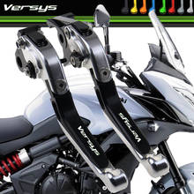 Logotipo versys-manete de embreagem extensível para motocicleta, para kawasaki versys 650 versys650 2006 2007 2008 2024 - compre barato