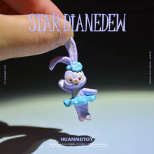 6PCS 5cm High quality new Disneyland Star Delu rabbit ballet rabbit model doll cute collection ornaments 2024 - buy cheap