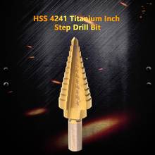 1 PC HSS Titanium Triangle Shank Step Drill Bit Step Cone Drill Bit For Carbon Steel Thin Iron Plate Board Drilling Tool 2024 - buy cheap