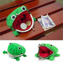 1 PC Frog Wallet Anime Cartoon Wallet Coin Frog Purse Pouch Manga Shape Fluff Clutch Wallet Purse Coin Holder Kids Girls Gift 2024 - купить недорого