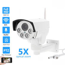 Cámara IP de vigilancia de seguridad para exteriores, dispositivo de Audio inalámbrico con Wifi, HD, 5MP, ZOOM 5X 10X, H.264, IR, 50M, P2P, tarjeta SD 2024 - compra barato