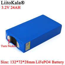 3.2V 24Ah battery pack LiFePO4 phosphate Large capacity 24000mAh Motorcycle Car motor batteries modification+Turn Nickel 2024 - buy cheap