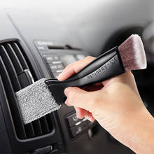 Coche limpio cepillos de microfibra para coches de aire acondicionado del cepillo brecha Kit de limpieza de cepillo para detalles suministros de lavado de coches herramientas 2024 - compra barato