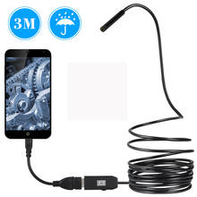 6 LEDs Borescope 5.5MM USB Endoscope 3M Cable Probe Waterproof Inspection Borescope USB Snake Tube Camera OTG Compatible 2024 - buy cheap