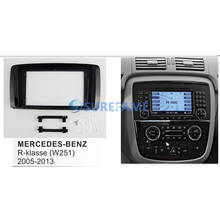 Painel de rádio automotivo de 9 polegadas para mercedes benz r class (w251) 2004-2012, kit de painel de instalação do adaptador de facia 2024 - compre barato