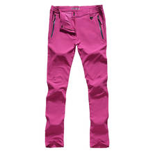 Outdoor Pants Soft Case Outdoor Women's Winter Plus Velvet Thick Warm Cold Ski Pants Wind-Resistant Walking Sports Climbing Pant 2024 - buy cheap