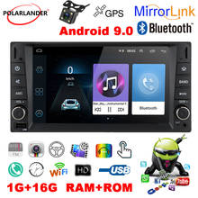 Android емкостный сенсорный экран FM автомобильный DVD-плеер 7 дюймов USB MP5 2 Din Android 9,0 IOS / Android Mirror Link FM автомобильное радио Wifi 2024 - купить недорого