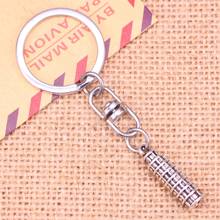 Fashion Keychain 25x7mm leaning tower of pisa italy Pendants DIY Men Jewelry Car Key Chain Ring Holder Souvenir For Giftr Gift 2024 - buy cheap