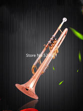 Trompeta Bb YETR-Y101, cuerpo de latón, laca dorada, instrumento Musical profesional con funda, accesorios, envío gratis, novedad 2024 - compra barato