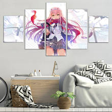 Wall Art Canvas Pictures Frame 5 Piece Darling in the FranXX Painting Living Room Modular Print Animation Poster Home Decoration 2024 - buy cheap