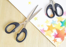 Office supplies scissors stainless steel scissors paper scissors students hand-cut wholesale 2024 - buy cheap