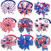 30/50Pcs American Independence Day Pet Dog Bowties Collar Small Dog Cat Hair Bows BowTie for Dogs Grooming Products Pet Supplies 2024 - buy cheap