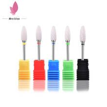 Pink Ceramic Milling Cutters For Manicure Electric Nail Drill Equipment Tools Electric Nail Drill Bits Nail Art Milling Cutter 2024 - buy cheap