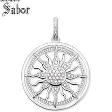 Pendant Sun silver color White Zirconia For Women Jewelry Gift Key Chains Pendant Jewelry Fit Necklace thomas 2024 - buy cheap