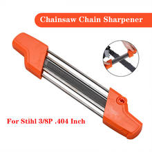 Orange 2 IN 1 13/64 5.2mm Chainsaw File Sharpener Chain Quick Chain Saw Sharpening Kit For Stihl 3/8P .404 Inch Accessory Tool 2024 - buy cheap