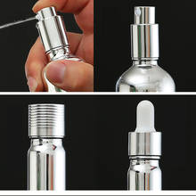 100ml Empty Golden Silver Plating Sprayer Glass Bottle Perfume Vial Nasal Oil Liquid Makeup Refillable Containers 2024 - buy cheap