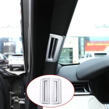 For Landrover Range Rover VELAR 2017-2020 Car-styling ABS Matte Silver Pillar Post Covers Trim Car Interior Accessories 2PCS 2024 - buy cheap