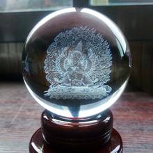 Yamantaka-bola de cristal 3D para el hogar, suministro budista de Asia, exorcizar los espíritus malignos, eficiente, talismán protector, venta al por mayor 2024 - compra barato
